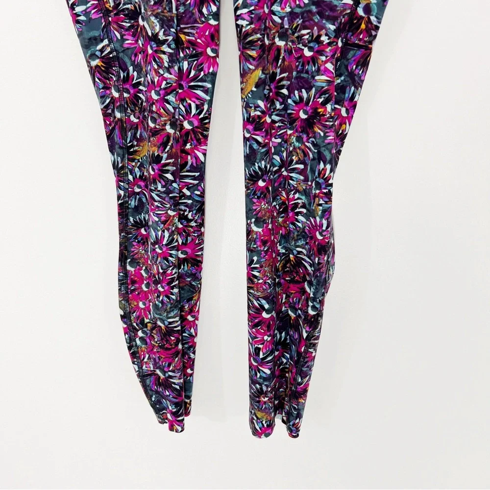 Lululemon Base Pace High Rise High Rise Running Tight in Floral Electric Size 6